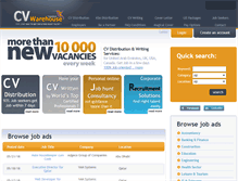 Tablet Screenshot of cv-warehouse.com
